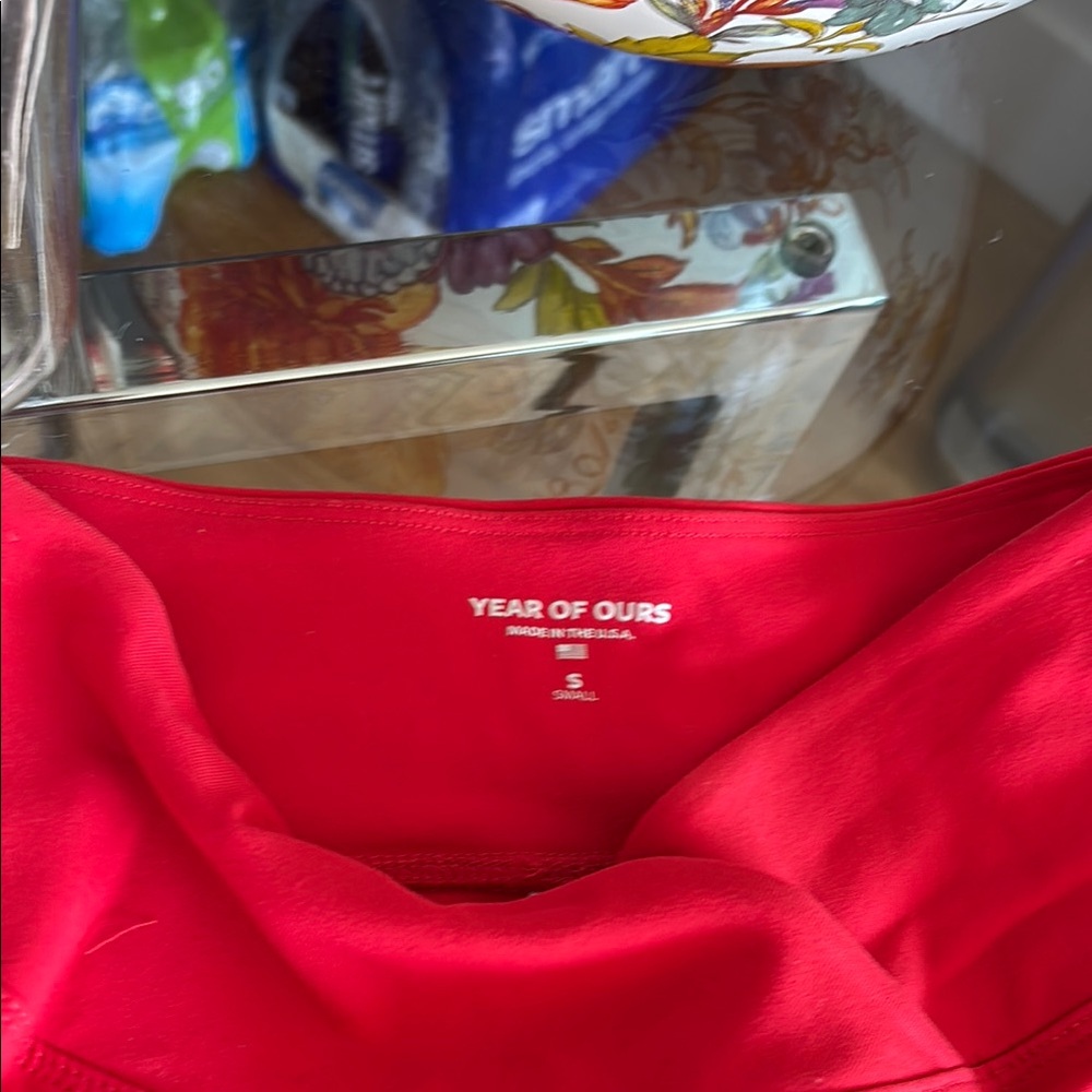 Year of Ours Red Leggings